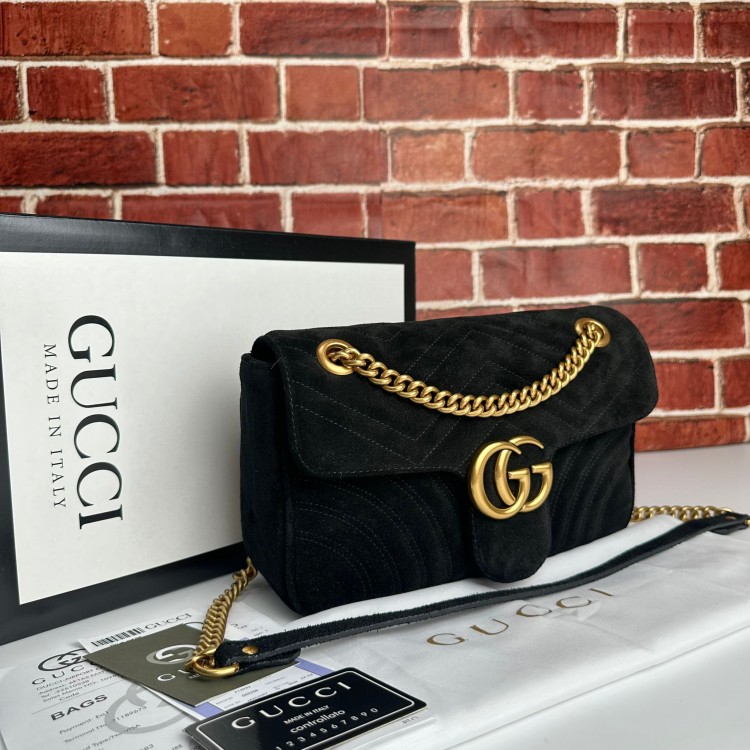 GUCCİ MARMONT SÜET SİYAH 